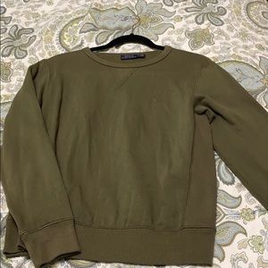 Green going out sweater